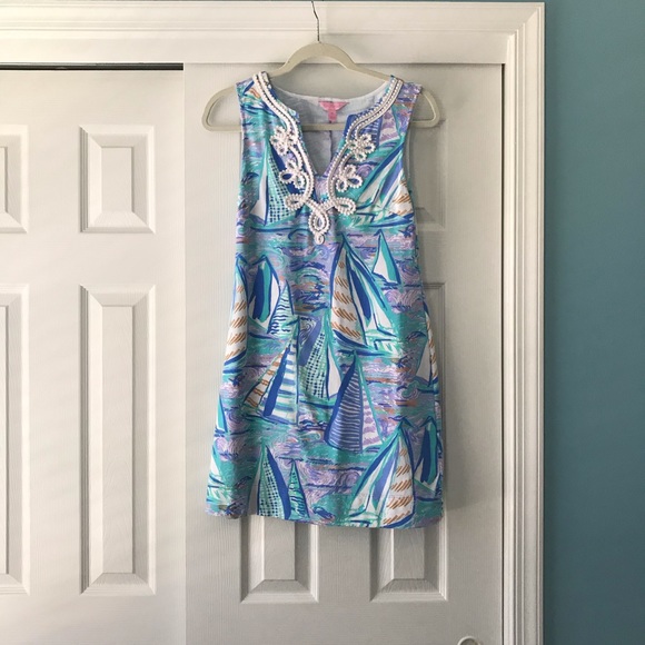 Lilly Pulitzer Dresses & Skirts - Lilly Pulitzer Sleeveless Boat Swing Dress